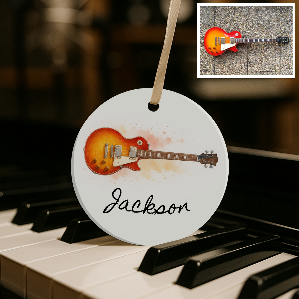 Custom Watercolor Ornament