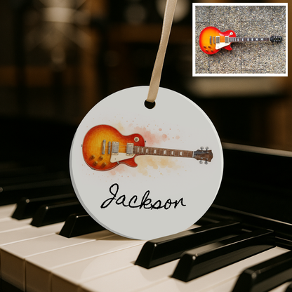 Custom Watercolor Ornament