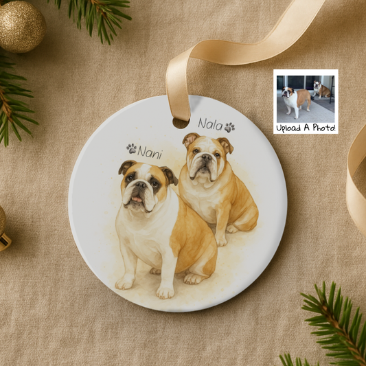 Custom Watercolor Ornament