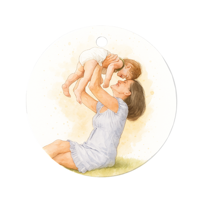 Custom Watercolor Ornament