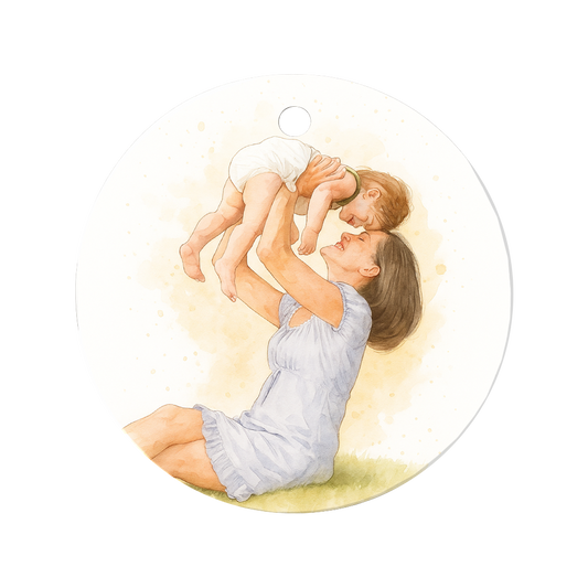 Custom Watercolor Ornament