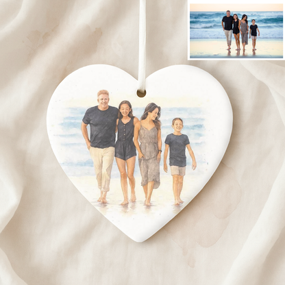 Custom Watercolor Ornament